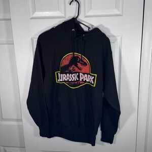Black Sweater with Iconic Jurassic Park Logo
